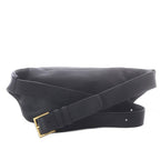 Saint Laurent Classic Monogram Grained Poodle Embossed Leather Belt Bag — view 2