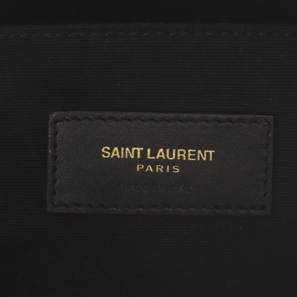 Saint Laurent Classic Monogram Grained Poodle Embossed Leather Belt Bag — view 3