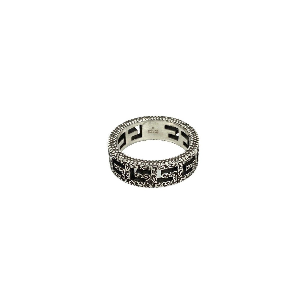 Gucci Square G Arabesque Ring 925 Sterling Silver — view 6