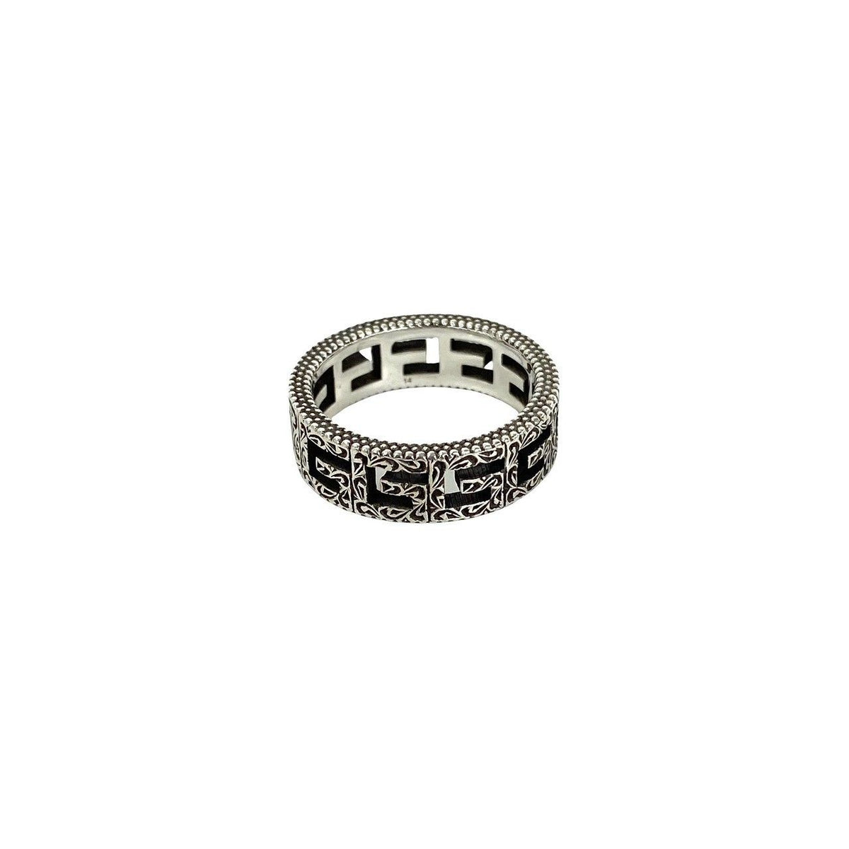 Gucci Square G Arabesque Ring 925 Sterling Silver — view 5