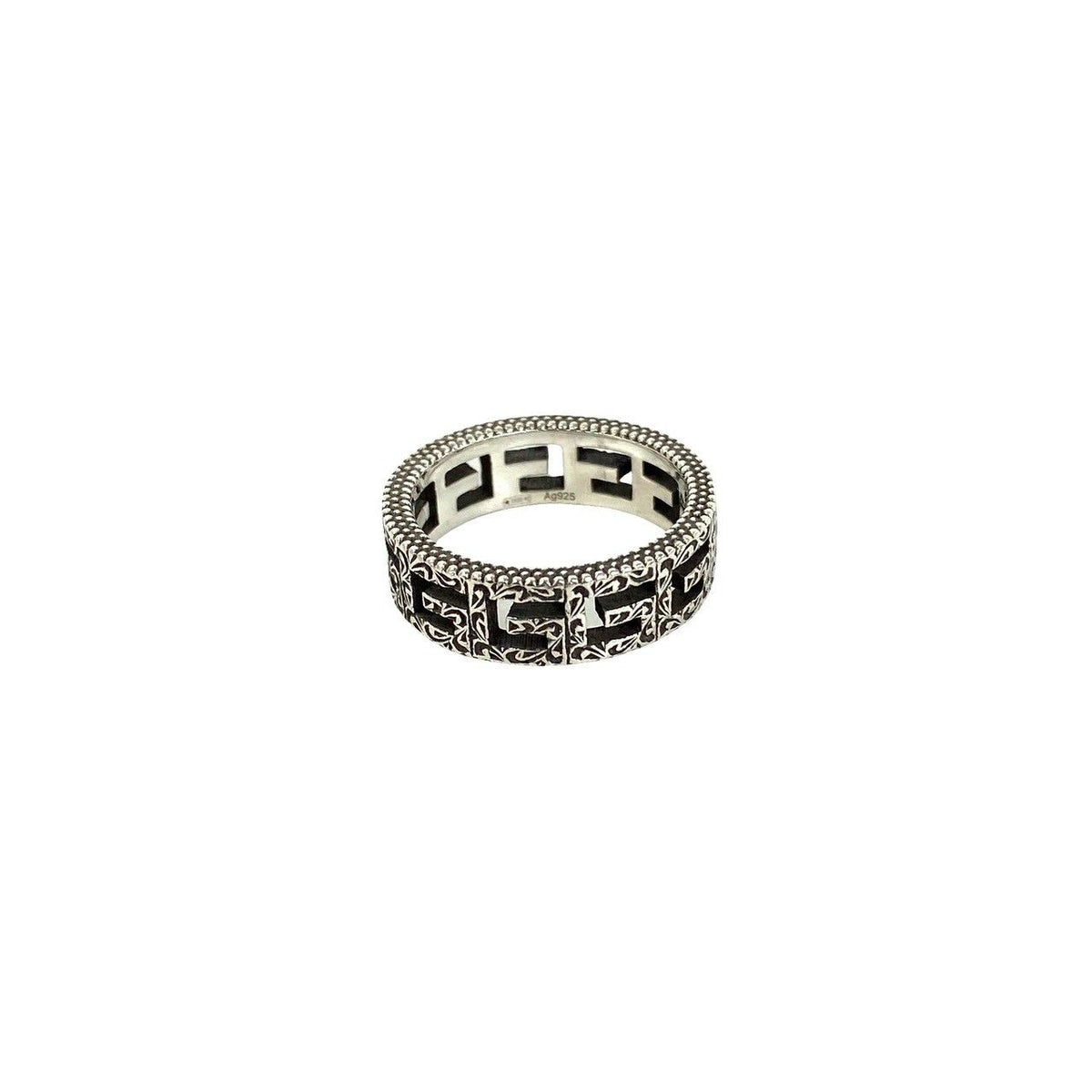 Gucci Square G Arabesque Ring 925 Sterling Silver — view 4