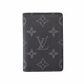 Louis Vuitton Card Case Pocket Organizer Monogram Eclipse Black