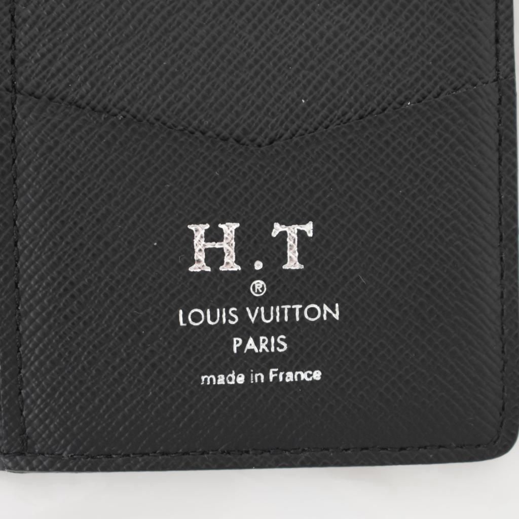 Louis Vuitton Card Case Pocket Organizer Monogram Eclipse Black — view 5
