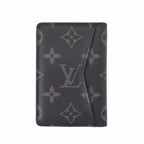 Louis Vuitton Card Case Pocket Organizer Monogram Eclipse Black — view 2