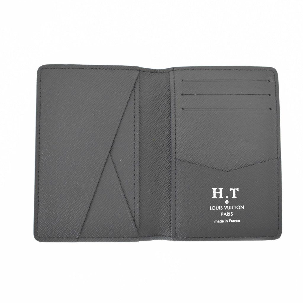 Louis Vuitton Card Case Pocket Organizer Monogram Eclipse Black — view 3