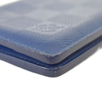 Louis Vuitton Card Case Pocket Organizer Damier Infini Blue — view 7