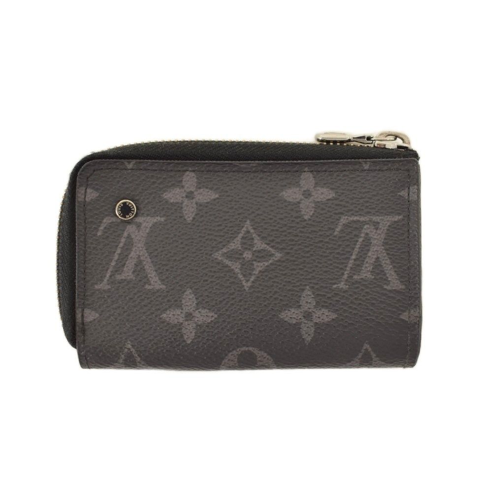 Louis Vuitton Monogram Eclipse Car Key Case Coin Purse Black — view 2