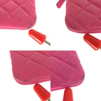 Chanel Quilted Classic Mini Pouch Pink — view 8