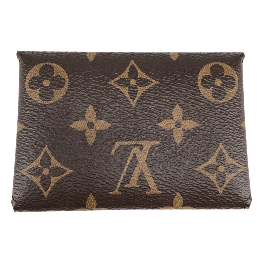 Louis Vuitton Card Case Kirigami Leather Monogram Coin Purse Brown — view 2