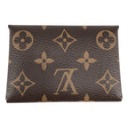 Louis Vuitton Card Case Kirigami Leather Monogram Coin Purse Brown — view 2