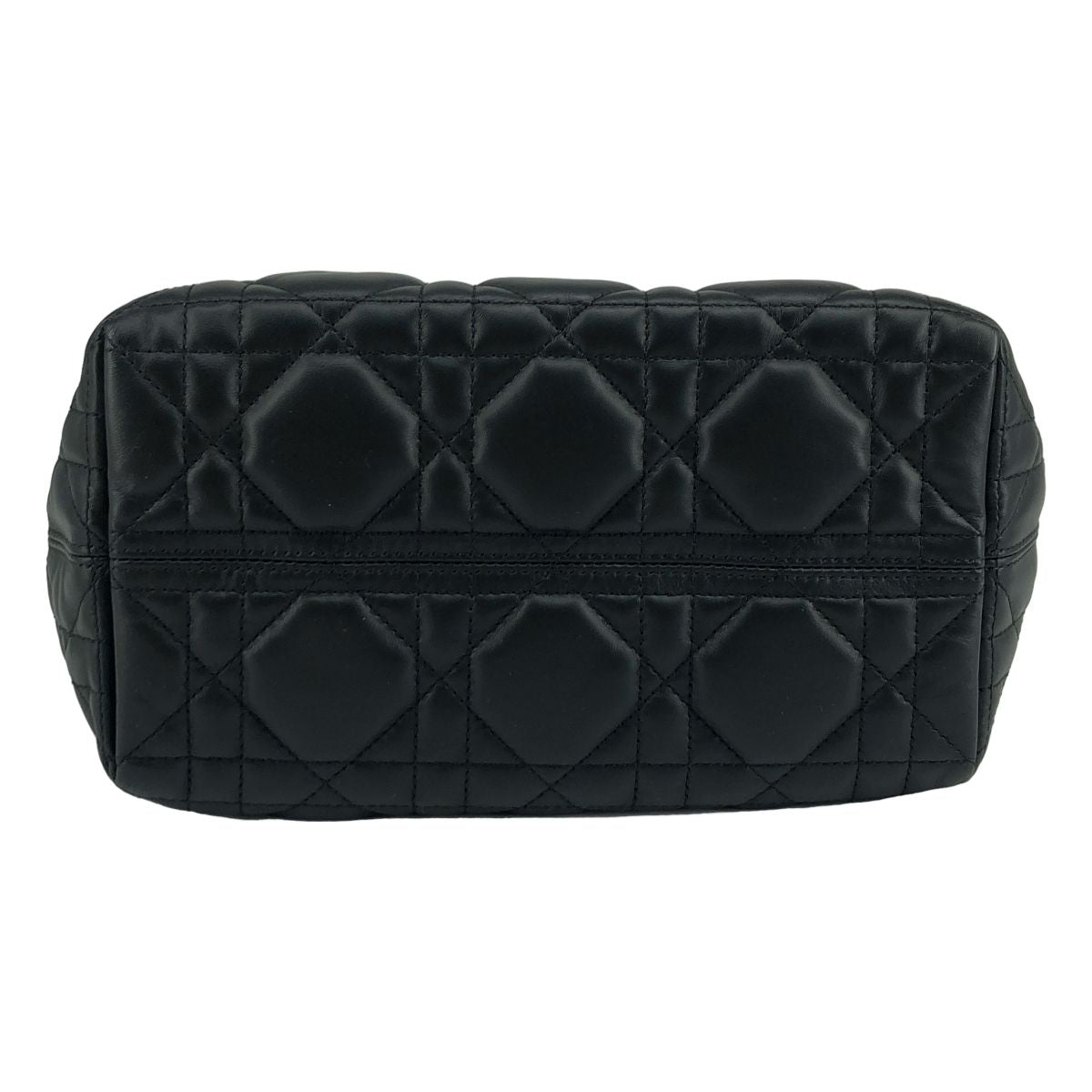 Dior Macro Cannage Toujours Leather Handbag Black — view 5