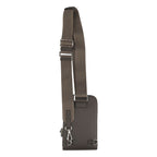 Prada Daino Leather Technology Case Brown Handbag — view 2
