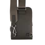 Prada Daino Leather Technology Case Brown Handbag — view 4