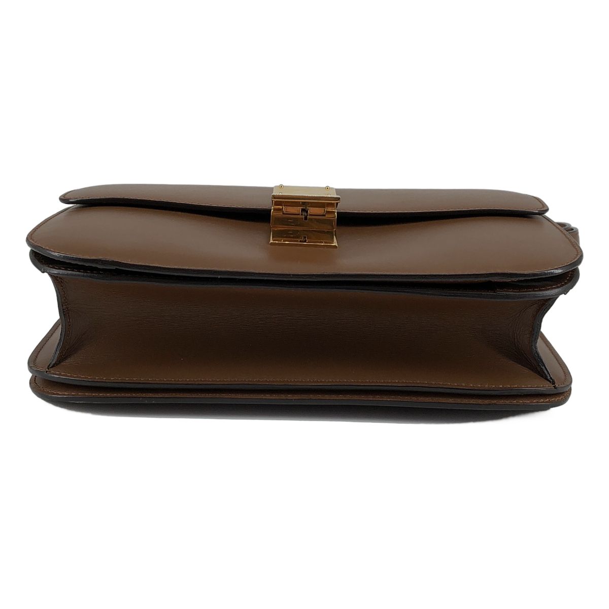 Celine Classic Box Medium Shoulder Bag Brown — view 5