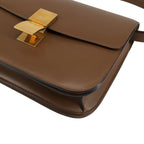 Celine Classic Box Medium Shoulder Bag Brown — view 7