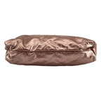 Chanel 22 Leather Chain Shoulder Bag Metallic Pink — view 5