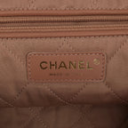 Chanel 22 Leather Chain Shoulder Bag Metallic Pink — view 4