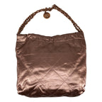 Chanel 22 Leather Chain Shoulder Bag Metallic Pink — view 2
