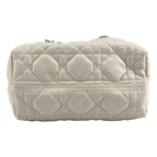 Dior Macro Cannage Toujours Leather Handbag White — view 5