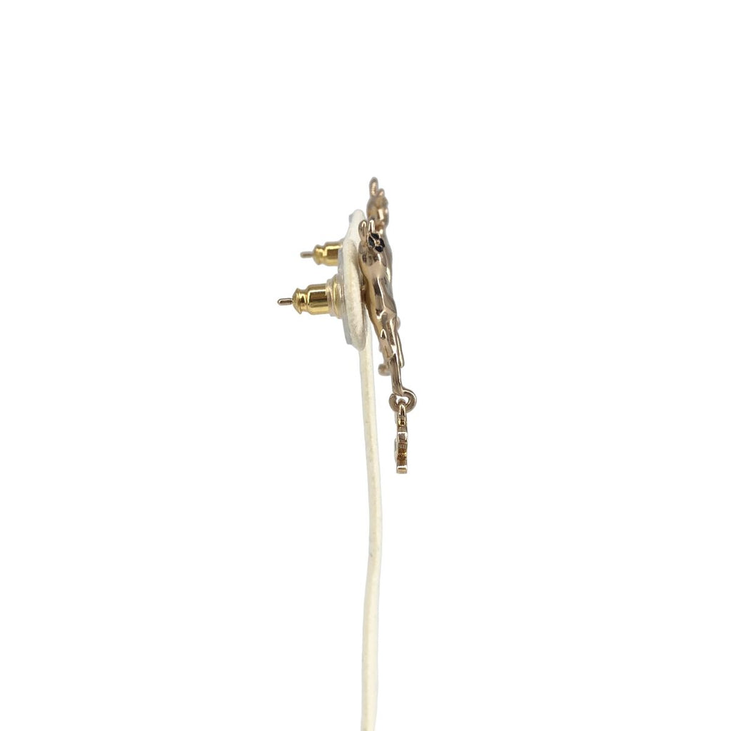 Chanel 25P Bambi CC Logo Earrings Gold — view 5
