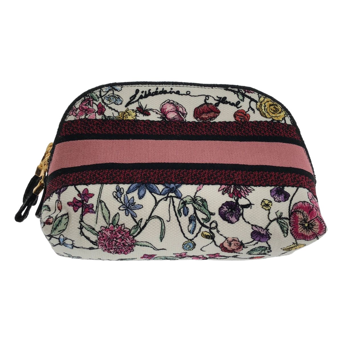 Dior Florilegio Embroidered Pouch Multicolor — view 2