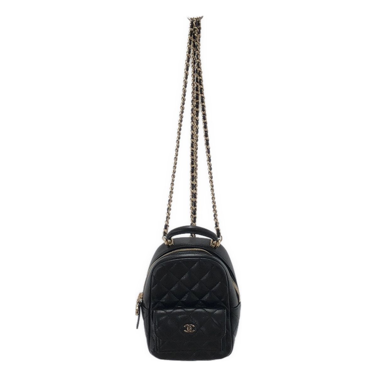 Chanel Timeless Caviar Leather Classic Shoulder Bag Black