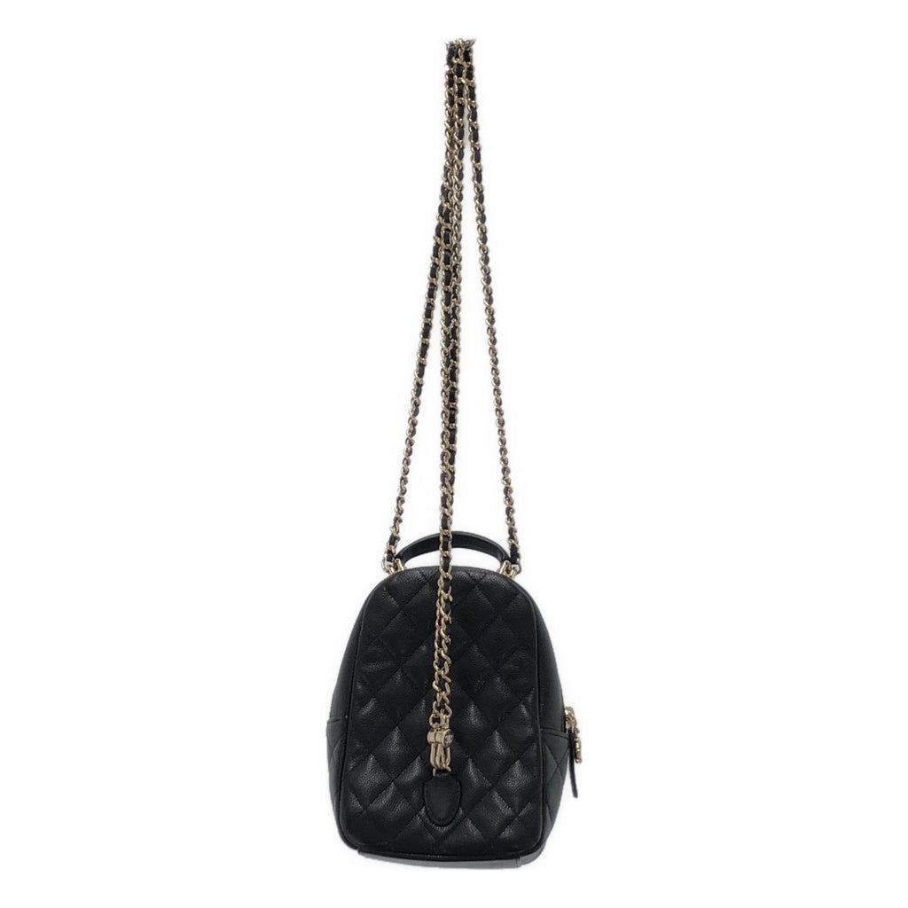 Chanel Timeless Caviar Leather Classic Shoulder Bag Black — view 2