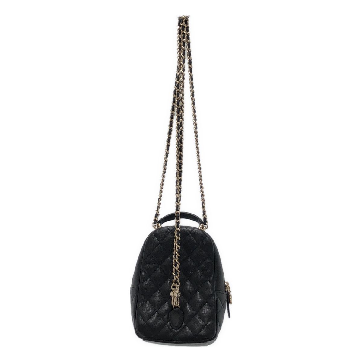 Chanel Timeless Caviar Leather Classic Shoulder Bag Black — view 2