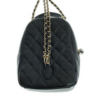 Chanel Timeless Caviar Leather Classic Shoulder Bag Black — view 4