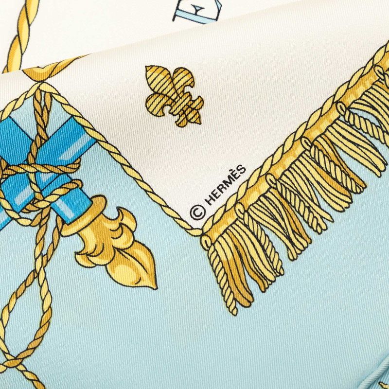 Hermes Carre 90 Vue du Carrosse de la Galere la Reale Queen Coronation Scarf — view 2