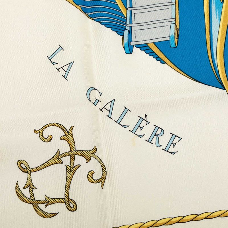 Hermes Carre 90 Vue du Carrosse de la Galere la Reale Queen Coronation Scarf — view 4