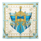 Hermes Carre 90 Vue du Carrosse de la Galere la Reale Queen Coronation Scarf