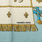 Hermes Carre 90 Vue du Carrosse de la Galere la Reale Queen Coronation Scarf — view 3