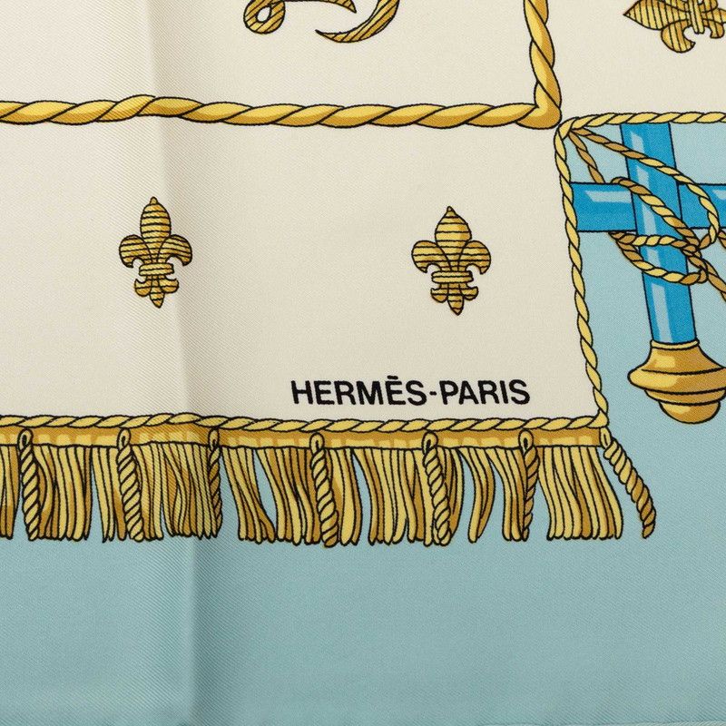 Hermes Carre 90 Vue du Carrosse de la Galere la Reale Queen Coronation Scarf — view 3