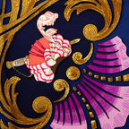 Hermes Carre 90 Cheval Turc Horse Scarf Navy Multicolor Silk — view 6
