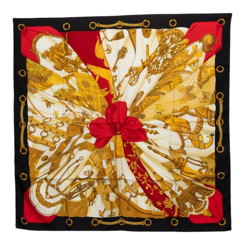Hermes Carre 90 Soleil de Soie Silk Sun Scarf Large Multicolor