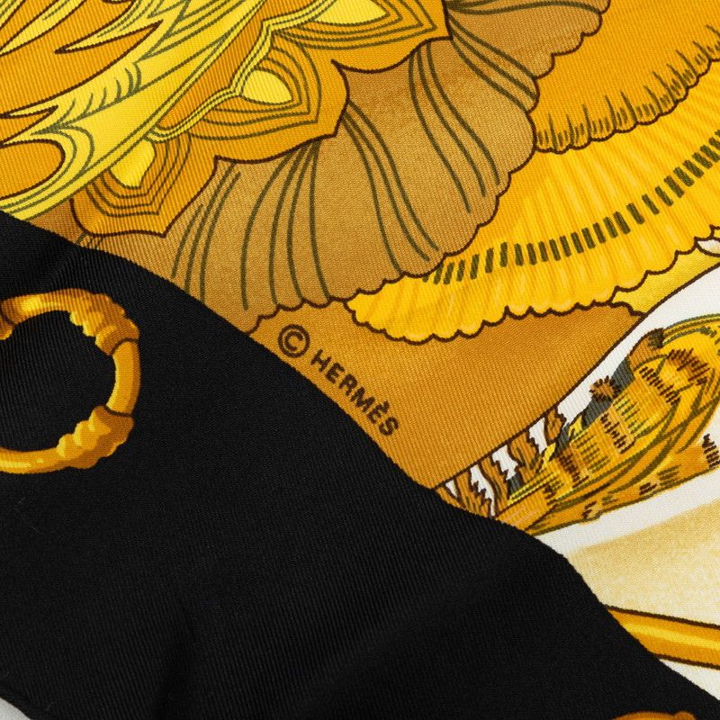 Hermes Carre 90 Soleil de Soie Silk Sun Scarf Large Multicolor — view 4