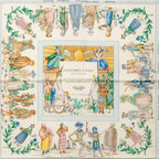 Hermes Carre 90 Costumes Civils Actuels Modern Citizen Scarf Multicolor Silk — view 2