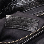 Saint Laurent Cassandra Niki YSL Logo Chain Shoulder Bag Black Leather — view 6