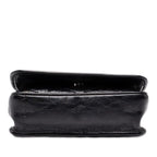 Saint Laurent Cassandra Niki YSL Logo Chain Shoulder Bag Black Leather — view 3