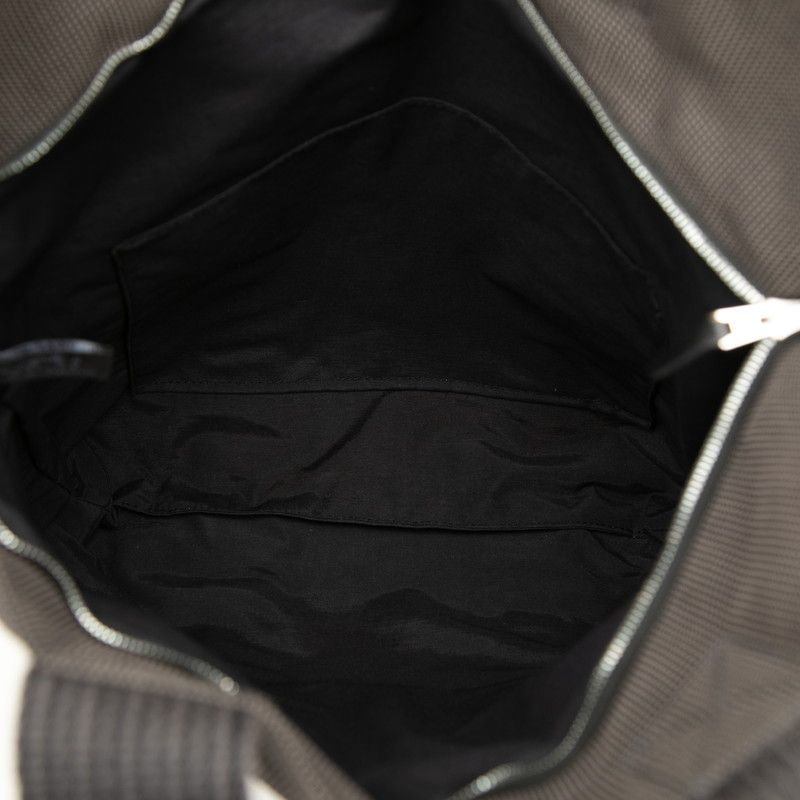 Hermes Herline Cabas Tote Bag Gray Canvas — view 4