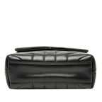 Saint Laurent YSL Logo Loulou Toy Crossbody Shoulder Bag Black Leather — view 3