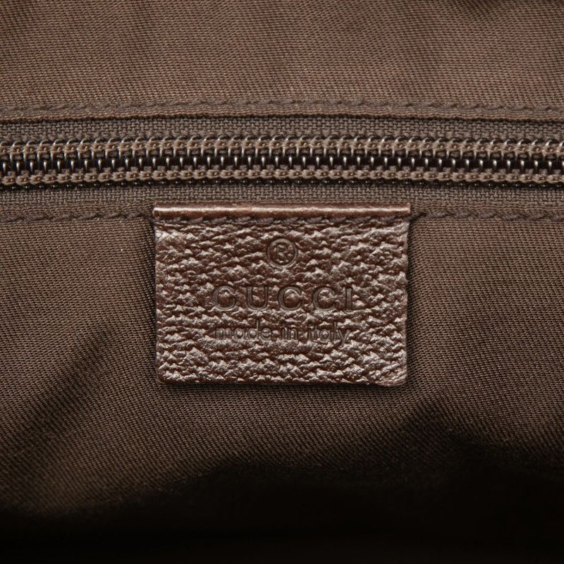 Gucci GG Canvas Sherry Line Crossbody Shoulder Bag Beige Brown — view 5