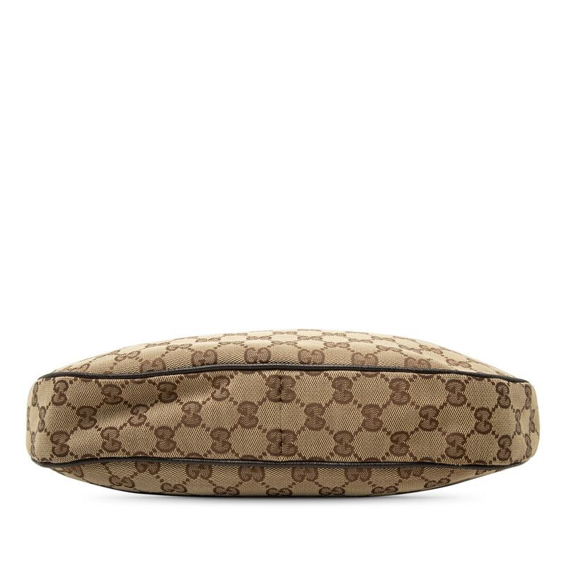 Gucci GG Canvas Sherry Line Crossbody Shoulder Bag Beige Brown — view 3
