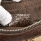 Gucci GG Canvas Sherry Line Crossbody Shoulder Bag Beige Brown — view 6