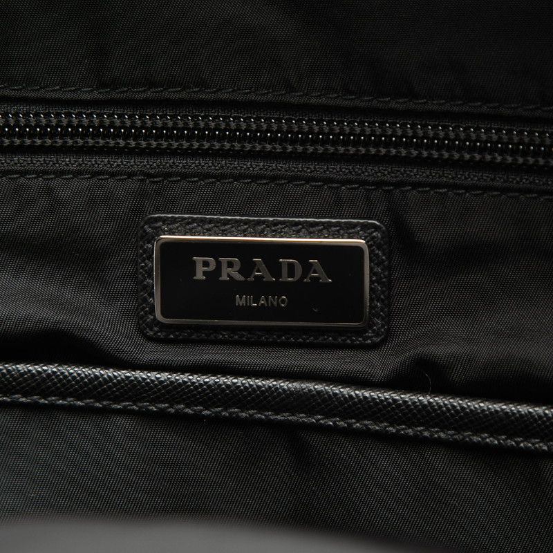 Prada Fabric Belt Bag Black Nylon — view 5