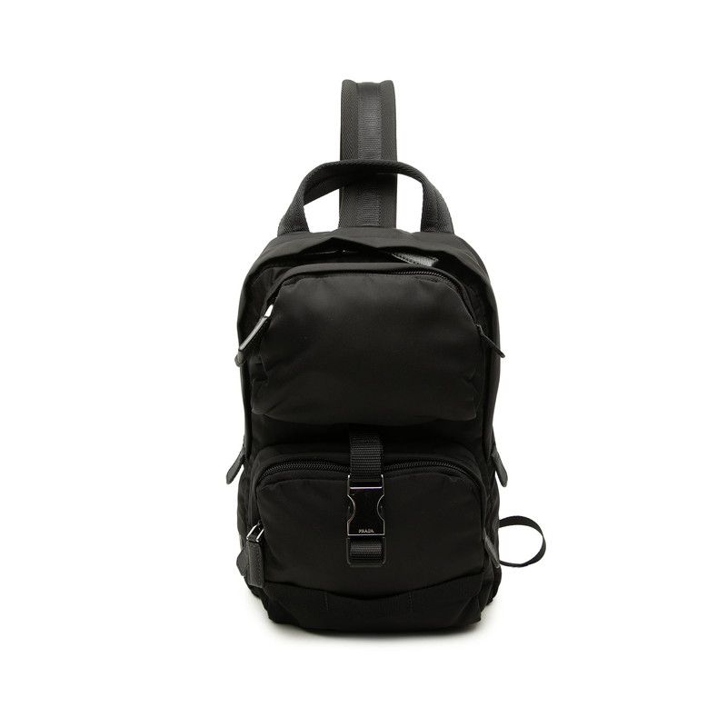 Prada Fabric Belt Bag Black Nylon