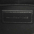 Saint Laurent YSL Logo Embossed Clutch Black Leather — view 6