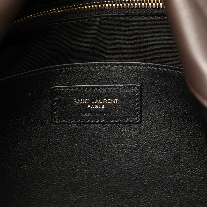 Saint Laurent Jamie Large Chain Shoulder Bag Brown Leather — view 5