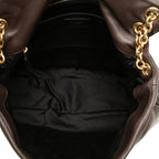 Saint Laurent Jamie Large Chain Shoulder Bag Brown Leather — view 4
